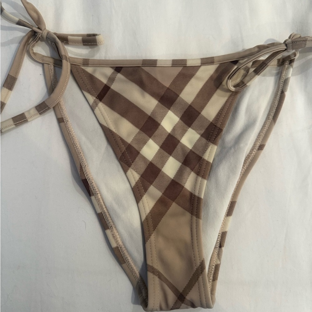 Authentic Burberry Triangle Bikini Set - Beige & … - image 5